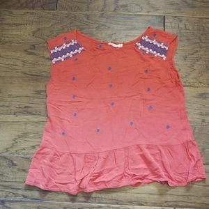 Le Sample Embroidered Tank - L